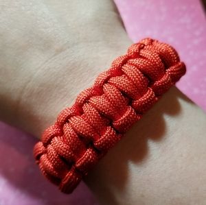 Red Paracord bracelet